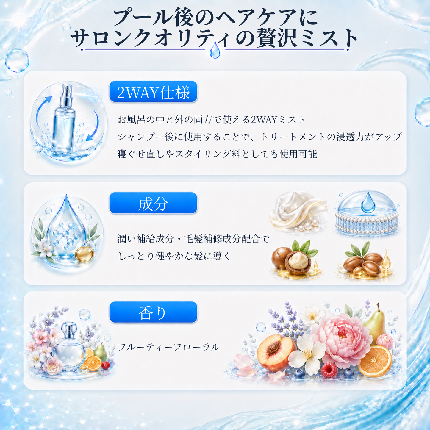 スイムエッセンス | ヘアミスト 200ml